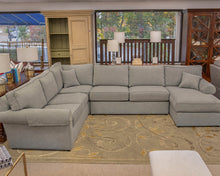 Ethan Allen Four Piece Seafoam Green Sectional