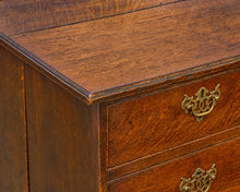 English Oak 2 Over 3 Chest