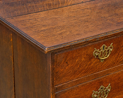 English Oak 2 Over 3 Chest