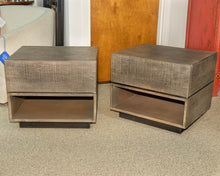 Pair of Restoration Hardware 'Monterey' Nightstands in Grey