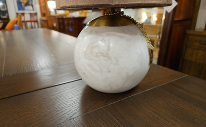 'Rosalind' Marble and Steel Accent Lamp