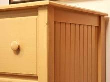 'Beach Cottage Yellow' Finish 3 Drawer Beadboard Sides  Chest