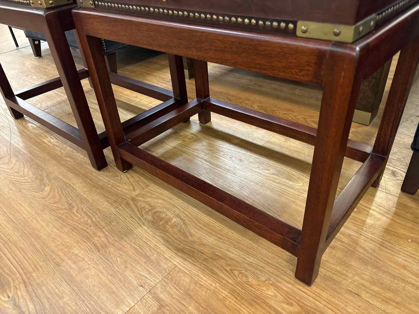 Sarreid Ltd Pair of 'Winchester' End Tables