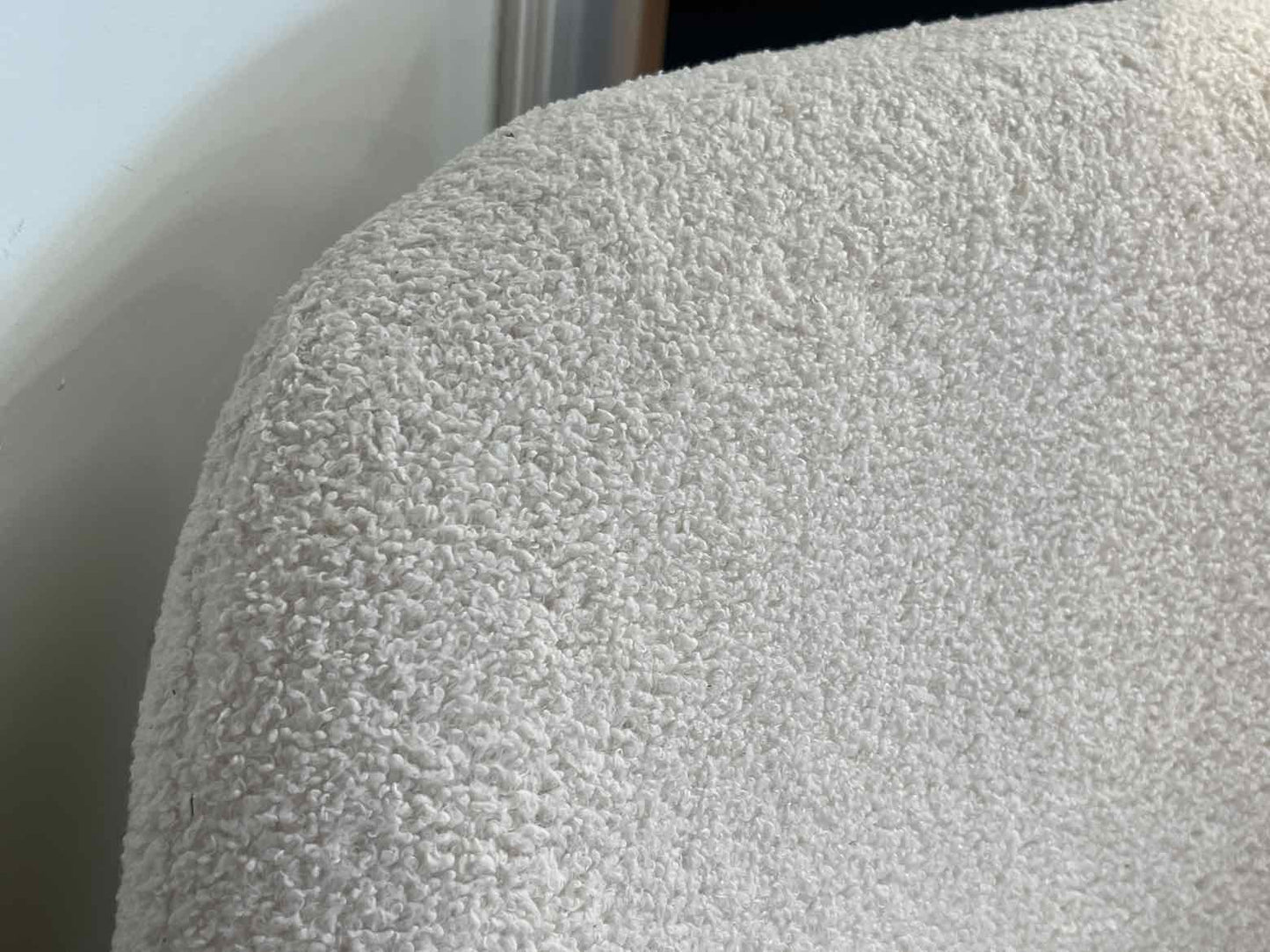 CB2 Boucle Barrel Chair