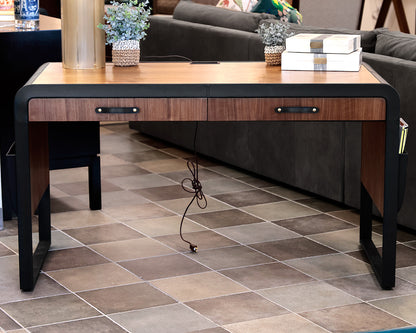 Villa & House 'Roberto' Leather Wrapped Desk