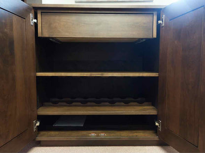 Gat Creek  '"Dartmoor" Cherry 4 Door Server in Classic Cocoa Finish