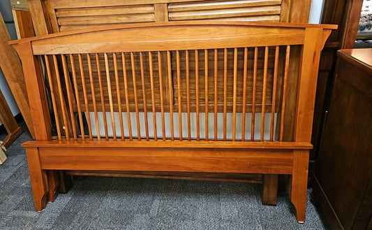 Cherry Mission Style Queen Bed