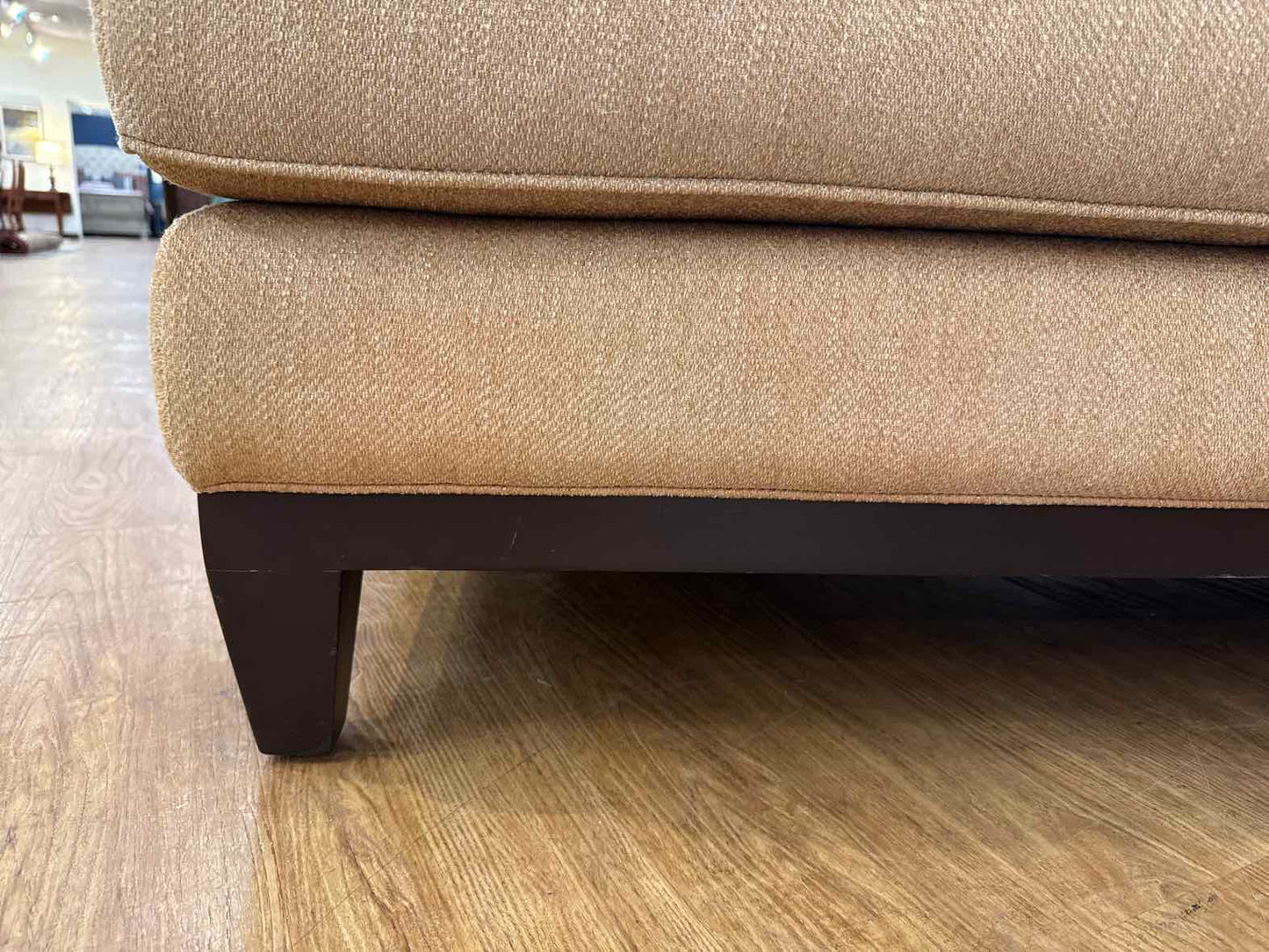 Tufted Chaise Lounge in Gold