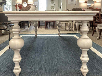 Universal Grey Driftwood Finish Table & 8 Chair Set