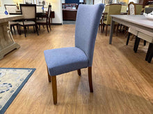 Set of 6 Denim Blue Parson's Dining Chairs