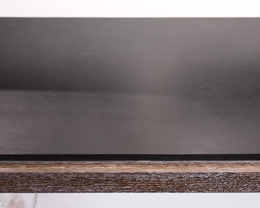 Black and Gray Wooden Console Table