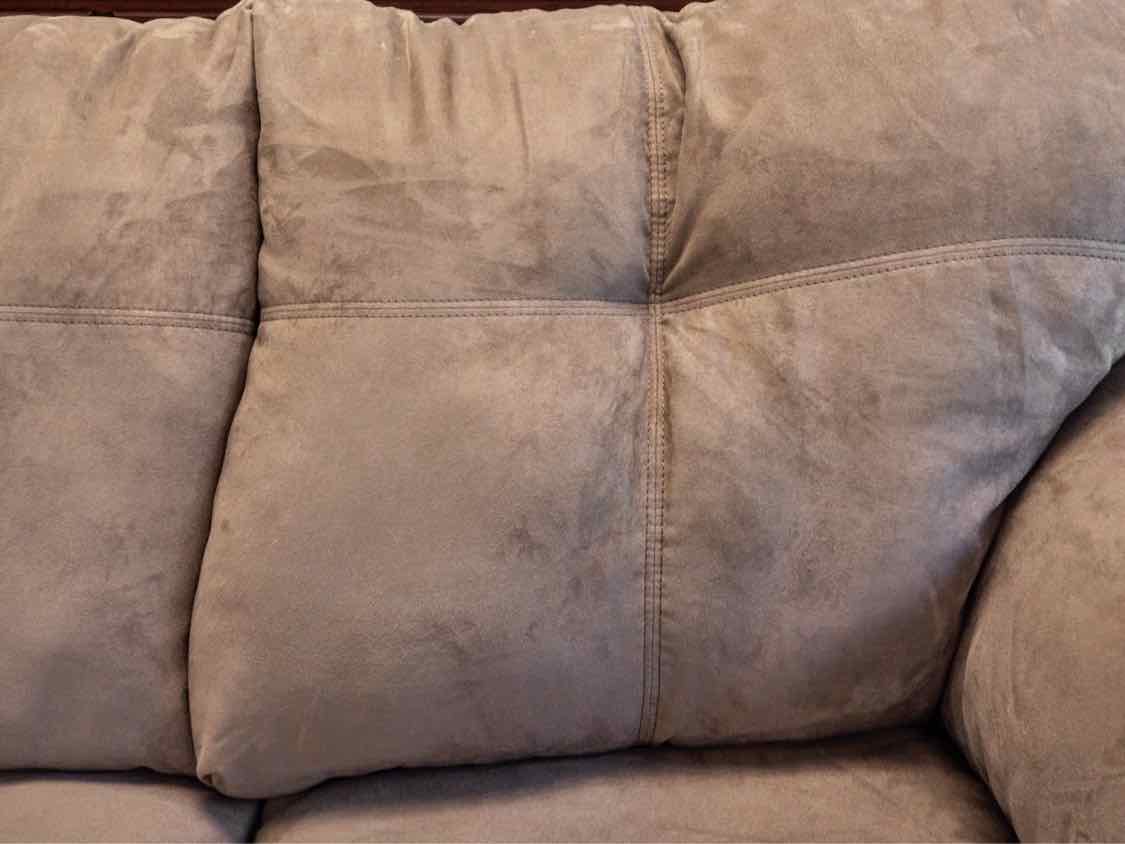 Brown Micro Suede Sofa