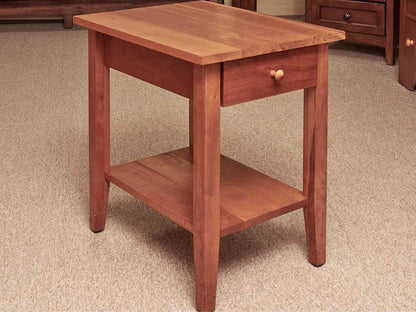 Cherry Shaker Style 1 Drawer Nightstand