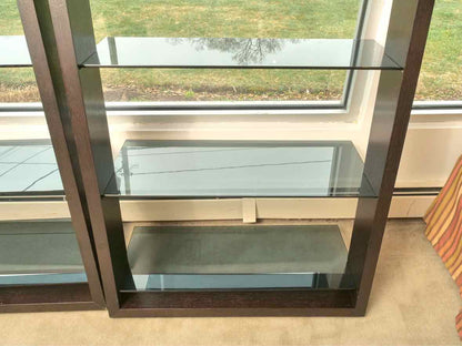 BDI 'Eileen" 5166 Espresso Finish Leaning Bookcase