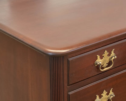 Drexel Solid Mahogany 6 Drawer  Dresser with Brass Chippendale Handles
