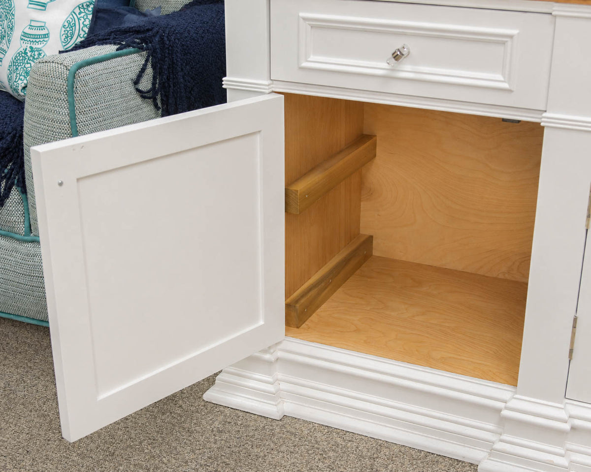Solid Wood Two Tone Sideboard