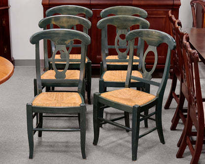 Set of 6 Pottery Barn 'Napoleon' Dining Chairs