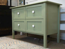 Maine Cottage 'Lizzie' Dresser in Green W/ White Knobs