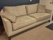 Ethan Allen Contemporary Rounded Back Sofa in Gray