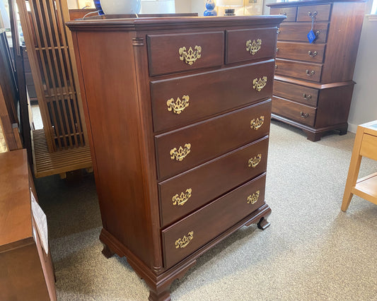 Solid Mahogany 6 Drawer Chest