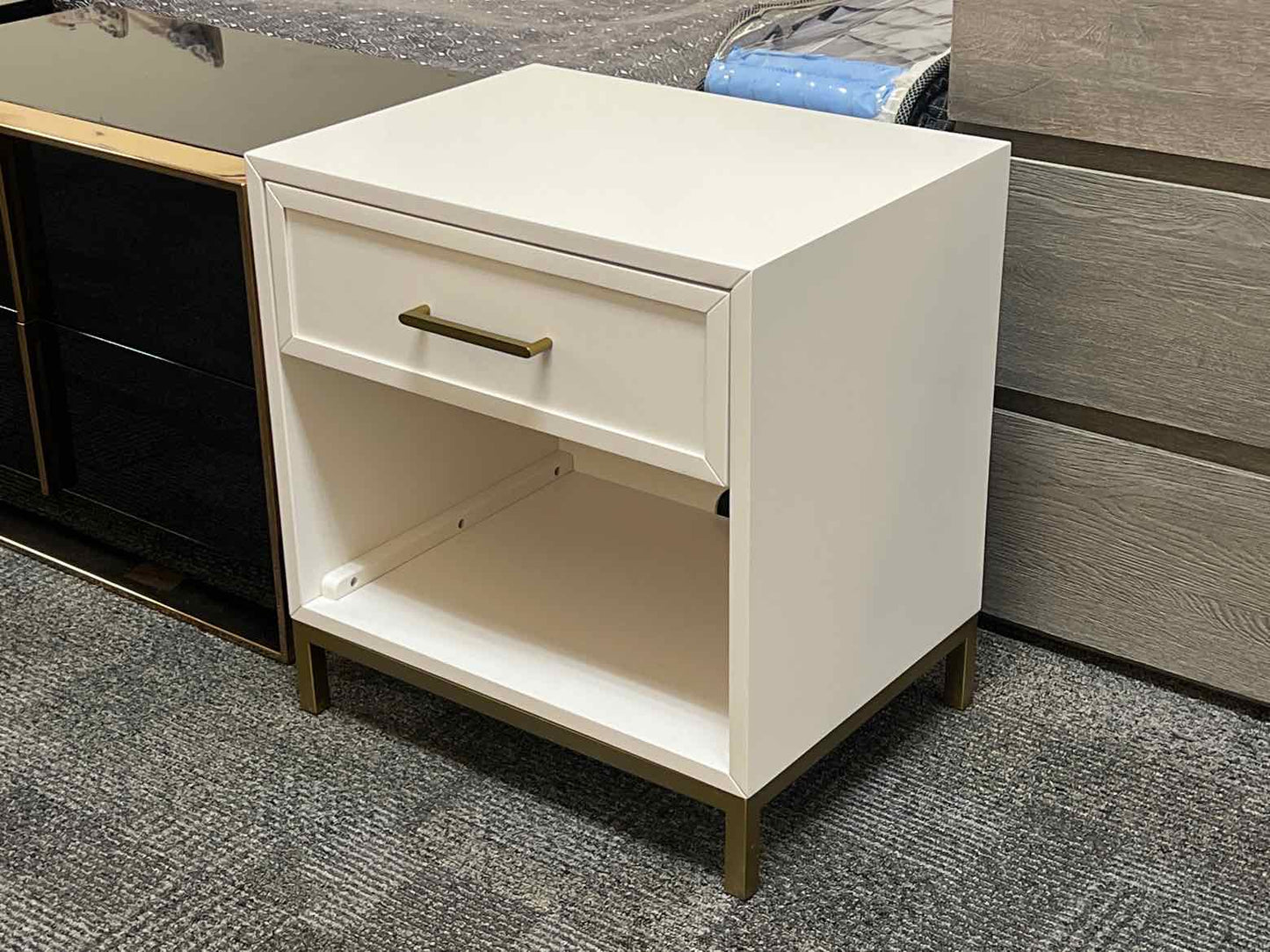 White Lacquer Nightstand
