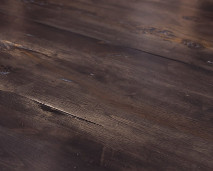Canadel Distressed Black Round Kitchen Table