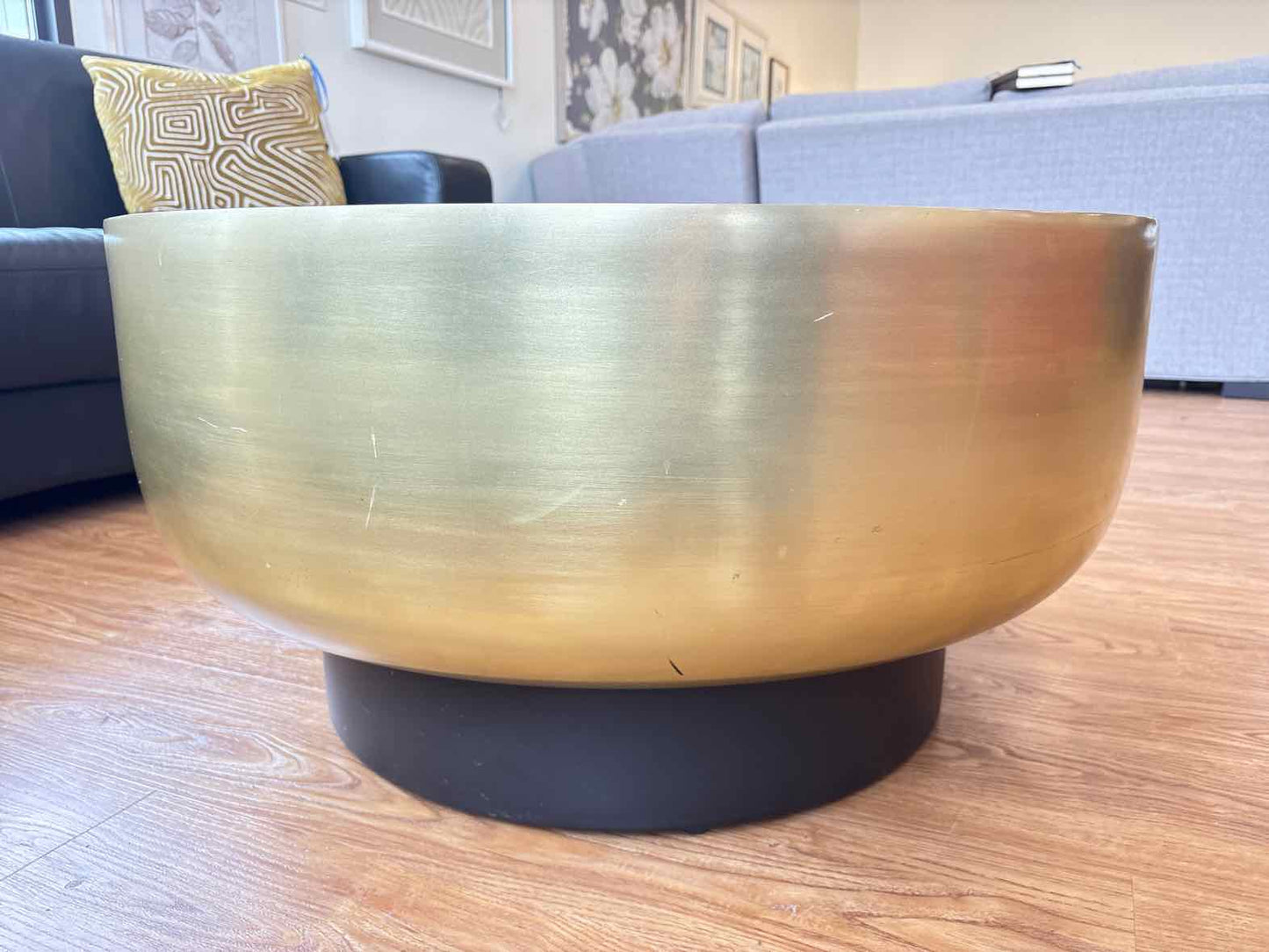 West Elm Drum Storage Cocktail Table
