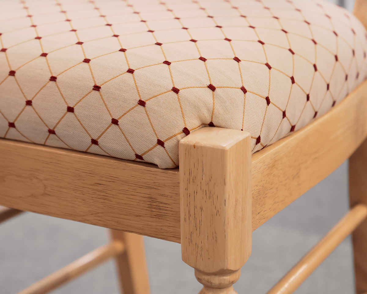 Set of 6 Oval Cutout Back Dining Chairs