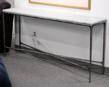 Restoration Hardware Thaddeus Marble Console Table