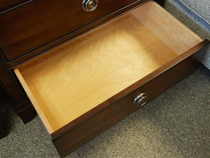 Pair of West Brothers Furniture Mahogany Finish  3 Drawer Nightstand