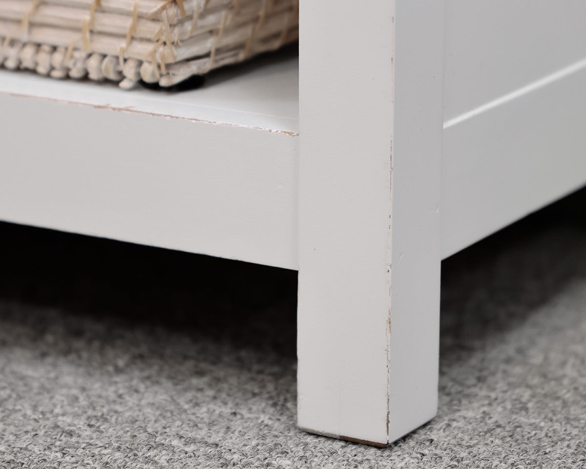 White 4 Shelf Bookcase
