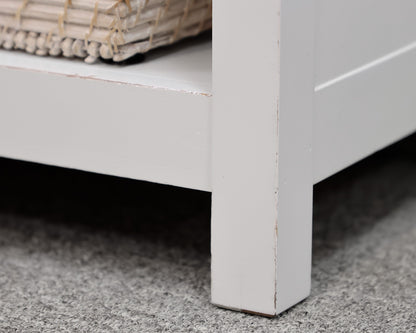 White 4 Shelf Bookcase