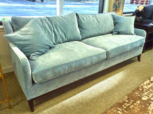 Vanguard Curved Back 'Fisher' Sofa in Velvet