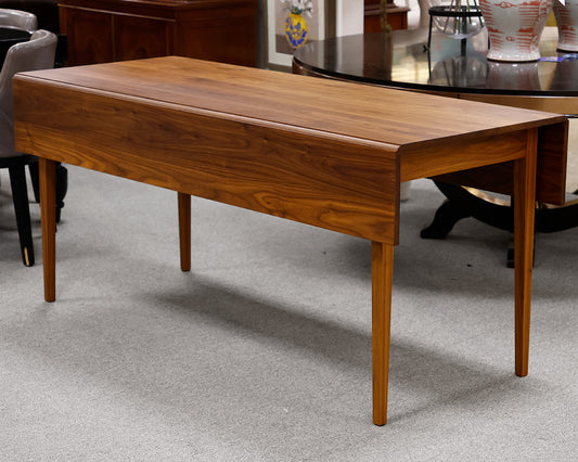Thos. Moser Drop Leaf Walnut Harvest Dining Table