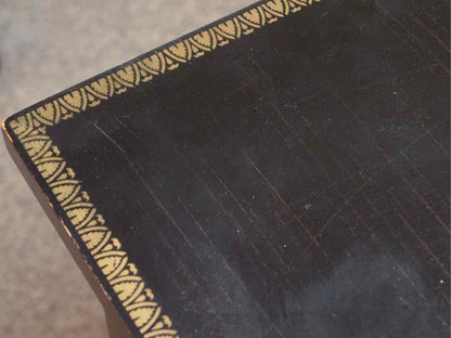 Hitchcock  Black 4 Drawer Chest with Gold Stenciling