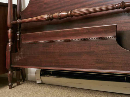 Mahogany Carved  4 Post Full Bed