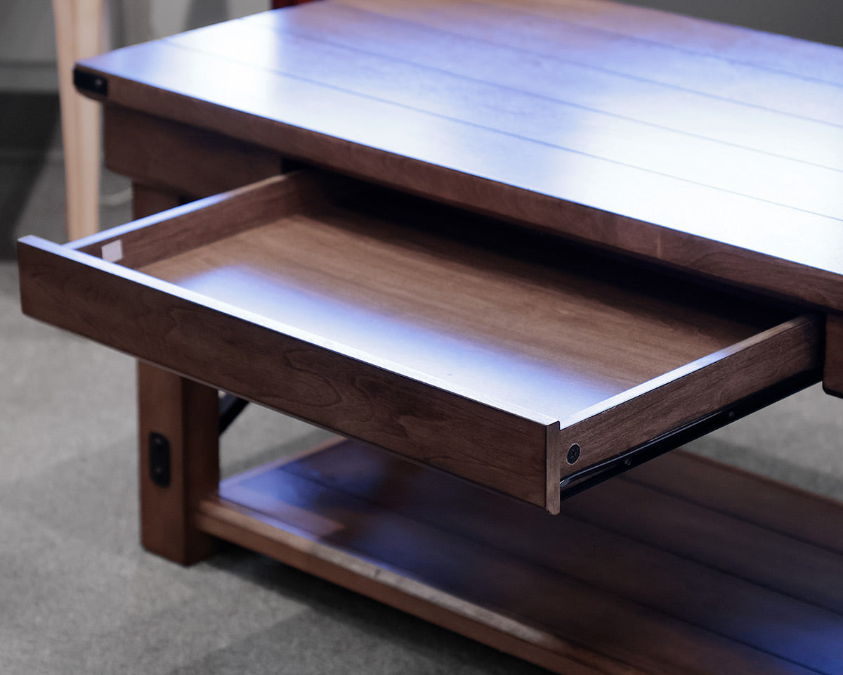 Rustic Plank Top Coffee Table