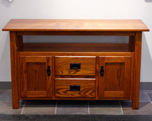 Arts + Crafts Oak Console