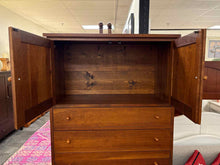 Tom Seely Cherry 6-Drawer Door Chest