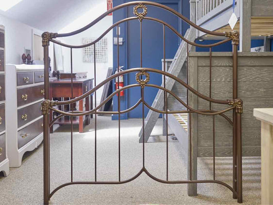 Iron Full Bed in Espresso Tone Finish
