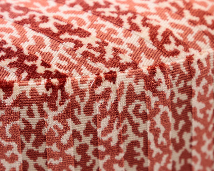 Custom Upholstered Hickory Chair Ottoman