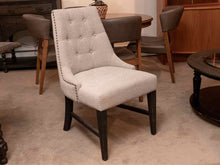 Set of 4  Emerald Home Dining Chairs in Grey & Black Fleck Upholstery