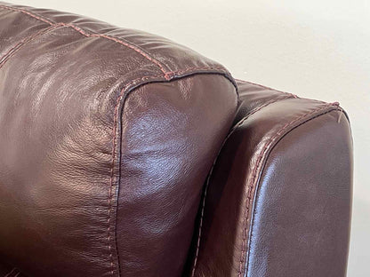 Power Reclining Leather Sectional