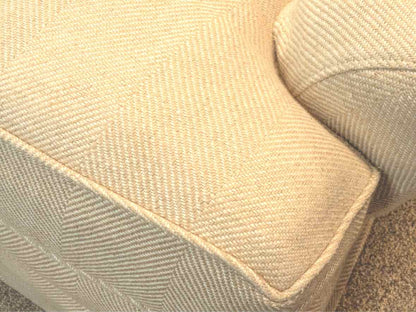 Custom Two Cushion English Roll Arm Loveseat