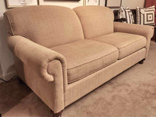 Bassett ' Golden Wheat' Cotton Silk Blend  Upholstered 2 Cushion  Sofa