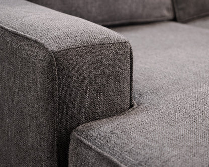 Max Home 3-Cushion Sofa With Floating Chaise