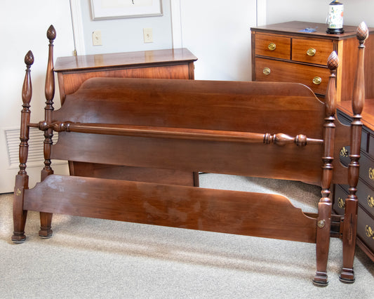 Cherry Four Post King Bed
