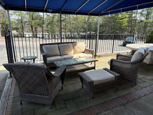 Brown Jordan Brown Wicker Outdoor Sofa Set