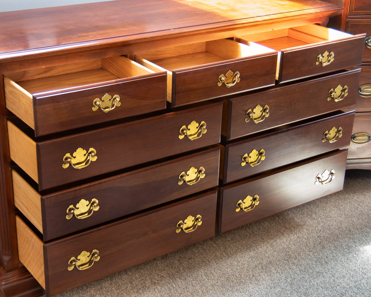 Colonial Furniture Co Dark Cherry Dresser