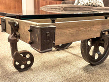 Restoration Hardware Industrial Cart Cocktail Table